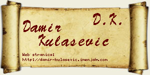 Damir Kulašević vizit kartica